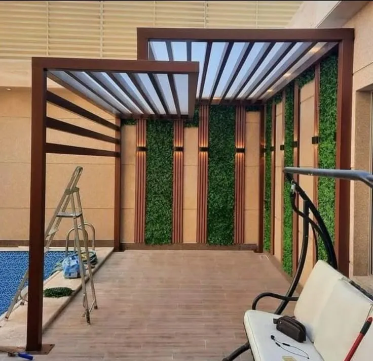 أفضل أنواع مظلات أحواش ومواقف سيارات في الجنوب وابهاء