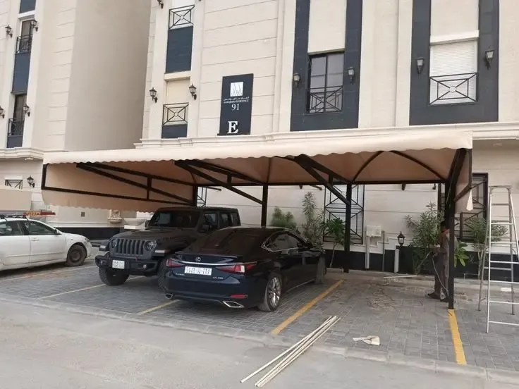 أنواع مظلات سيارات خارجية في الجنوب:لتركيب مظلات البوثلين