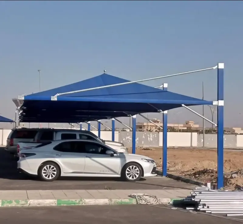 أنواع مظلات سيارات خارجية في الجنوب:لتركيب مظلات البوثلين