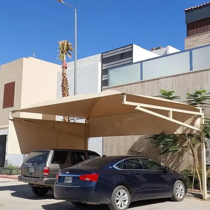 أنواع مظلات سيارات خارجية في الجنوب:لتركيب مظلات البوثلين