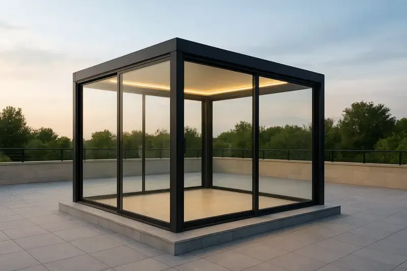 مجالس زجاجية وملاحق خارجيه فخمة بالجنوب وابها:تصاميم عصرية 