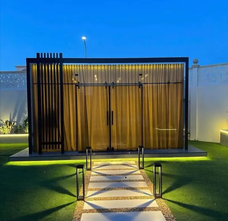 مجالس زجاجية وملاحق خارجيه فخمة بالجنوب وابها:تصاميم عصرية 