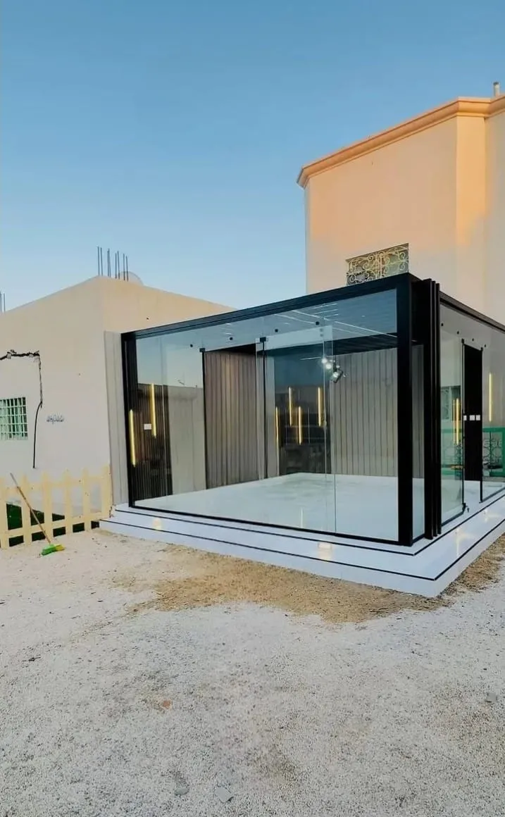 مجالس زجاجية وملاحق خارجيه فخمة بالجنوب وابها:تصاميم عصرية 
