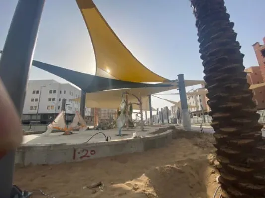 أفضل أنواع قماش مظلات خارجية ومظلات شراع في الجنوب ونجران 