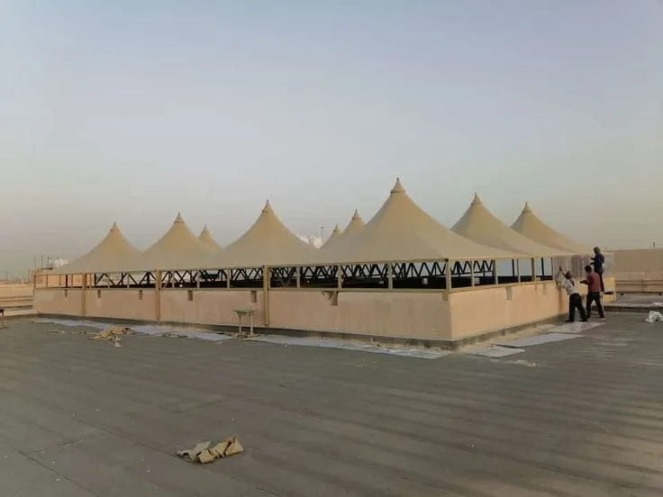 مظلات هرمية بالنماص بمواصفات المظلات الهرمية جميع انواعها