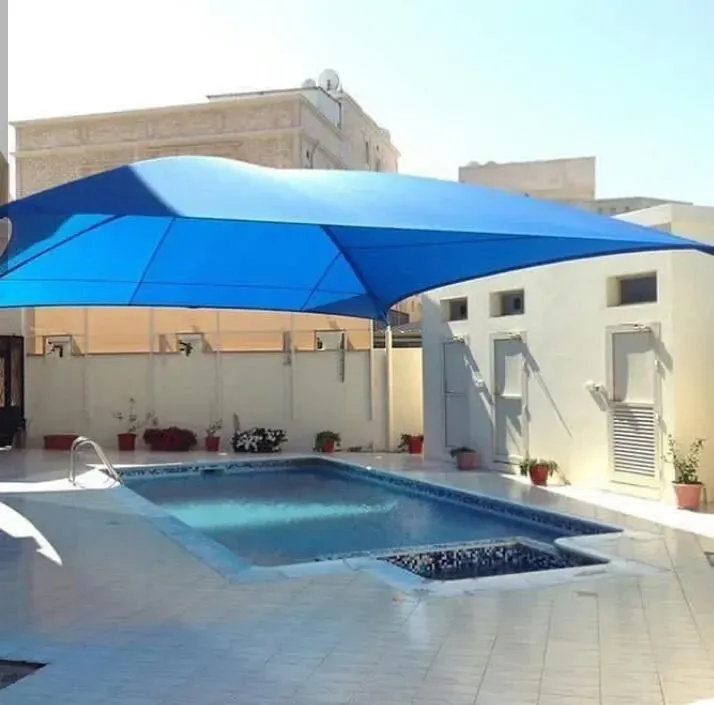 مظلات تغطية مسابح بالجنوب وابها حماية كاملة من الشمس والغبار