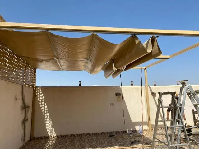 أفضل مظلات حدائق قماش بالجنوب واتصاميم مودرن وأسعار اقتصادية