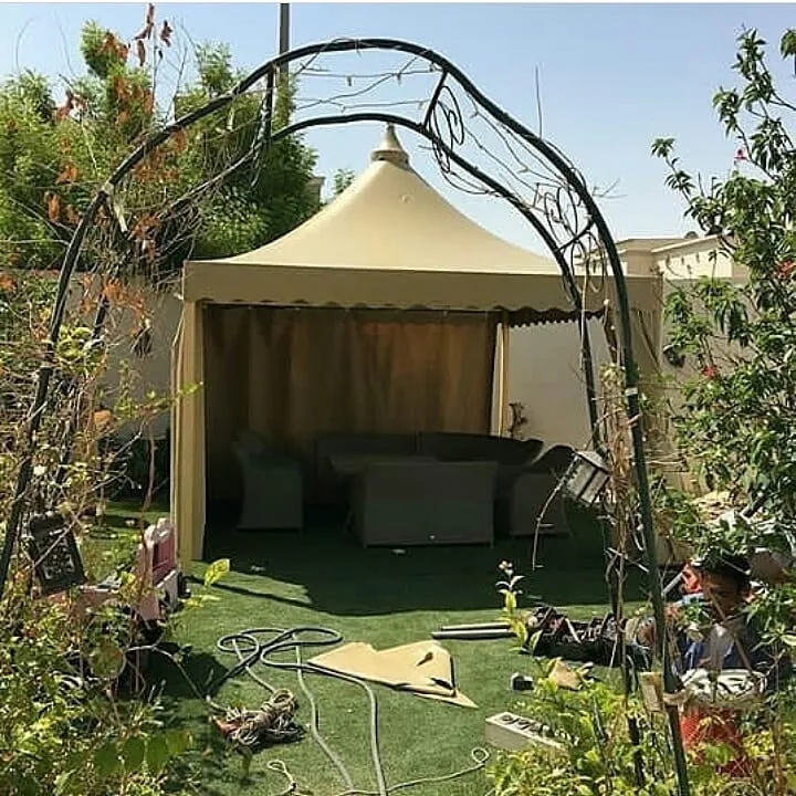 أفضل مظلات حدائق قماش بالجنوب واتصاميم مودرن وأسعار اقتصادية