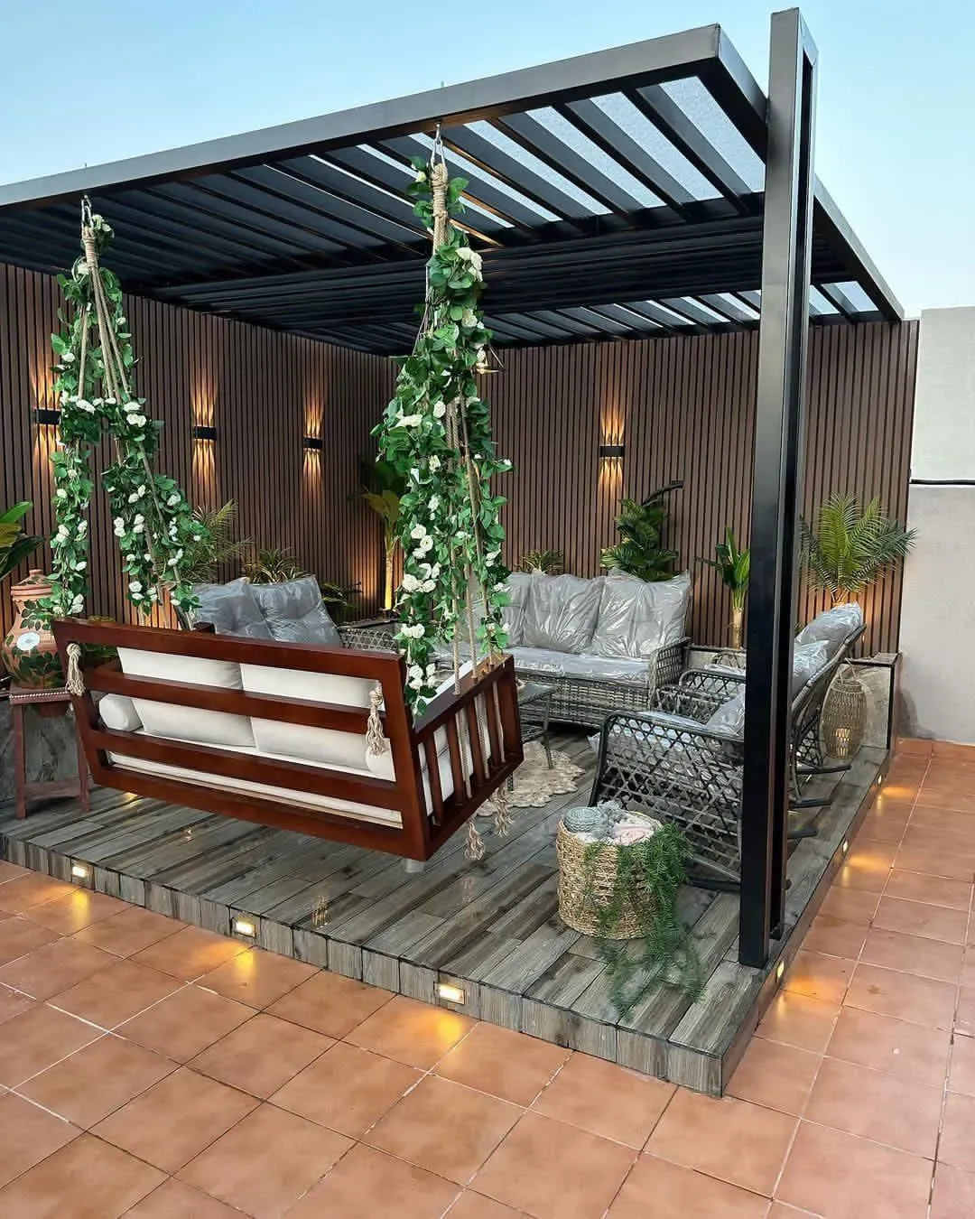 أفضل أفكار تصميم مجالس وجلسات خارجية للمنازل والأسطح في أبها