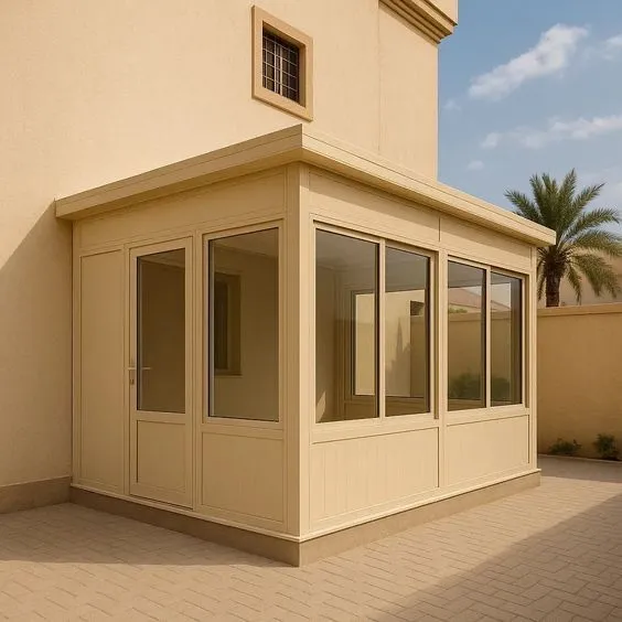 مقاول تركيب ساندوتش بانل في أبها|تصميم ملاحق وغرف عازلة 
