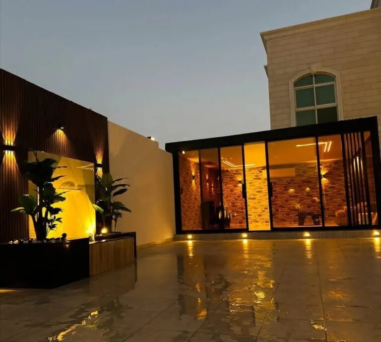 تصميم ملاحق ومجالس خارجية في أبها:ومواصفات ملاحق مودرن