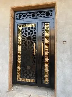 حداد أبواب منازل وفلل في أبها: أبواب حديد مودرن وكلاسيك