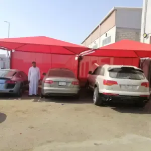 افضل انواع مظلات سيارات قماش في أبها|اسعار قماش PVC الماني وكوري 2026