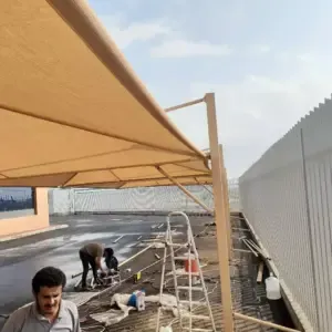 افضل انواع مظلات سيارات قماش في أبها|اسعار قماش PVC الماني وكوري 2026