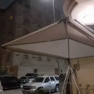 افضل انواع مظلات سيارات قماش في أبها|اسعار قماش PVC الماني وكوري 2026