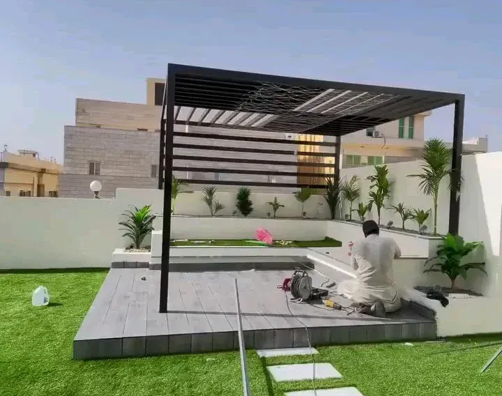 حداد مظلات حدائق وجلسات ابها|تركيب أفضل مظلات حديد وخشبية