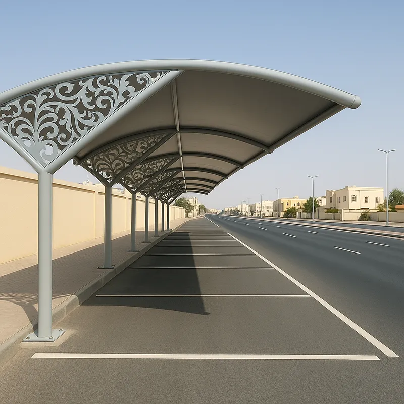 تركيب مظلات مواقف سيارات في أبها 