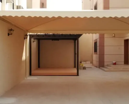 حداد تركيب مظلات أبها|فني تركيب مظلات سيارات ومظلات خارجية