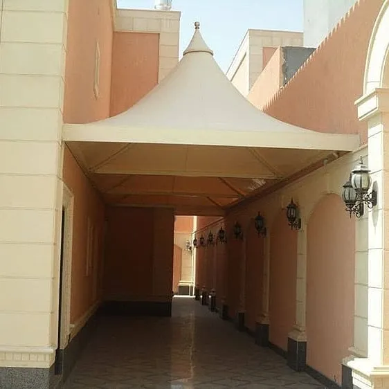 مظلات هرمية أبها | تركيب وتصميم مظلات هرمية للسيارات والفلل